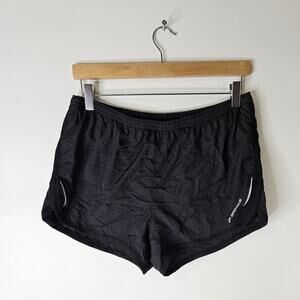 Brooks Shorts Womens Small Black Running Lined Equilibrium Tech Size Large
